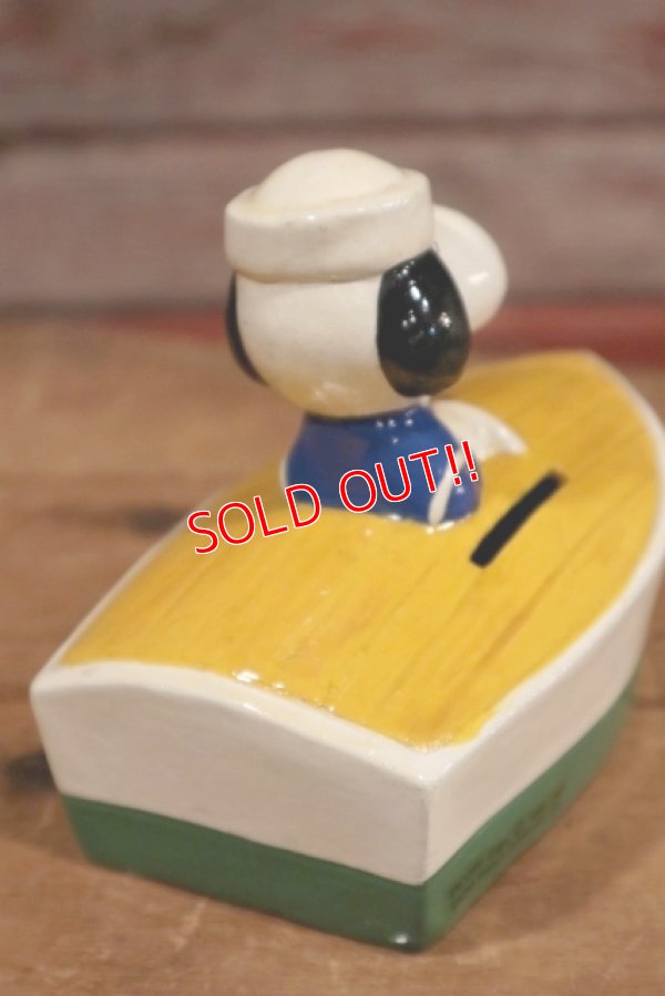 画像5: ct-190801-11 Snoopy / Determined 1976 Coin Bank "Sailor"