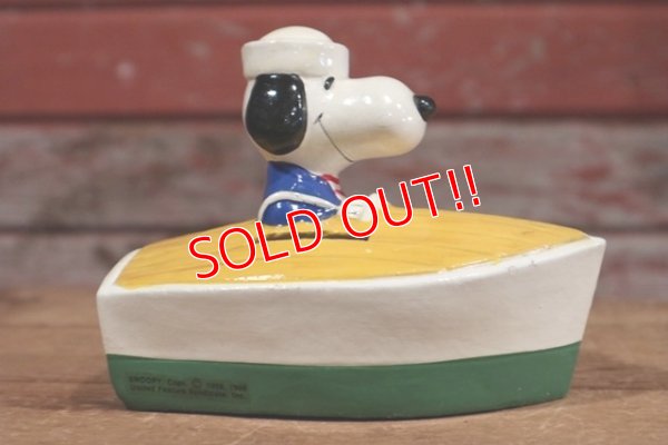 画像4: ct-190801-11 Snoopy / Determined 1976 Coin Bank "Sailor"