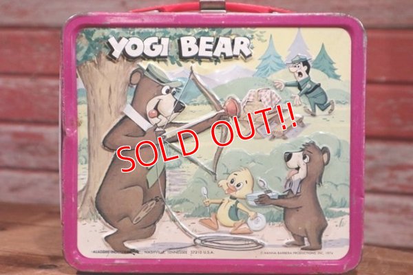 画像2: ct-190905-31 Yogi Bear / Aladdin 1970's Metal Lunch Box