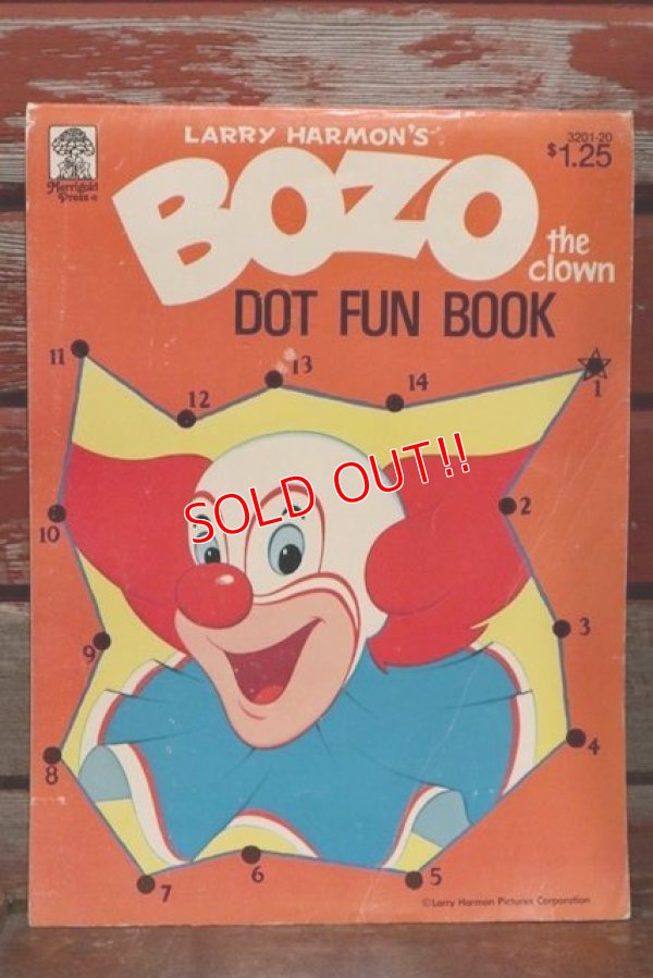 画像1: ct-190910-54 Bozo the Clown / 1971 Dot Fun Book