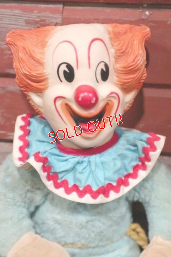 画像2: ct-190912-04 Bozo the Clown / Knickerbocker 1960's Rubber Face Doll