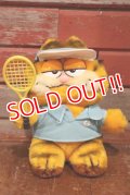 ct-190910-64 Garfield / 1980's Plush Doll "Tennis"