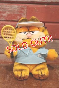 ct-190910-64 Garfield / 1980's Plush Doll "Tennis"