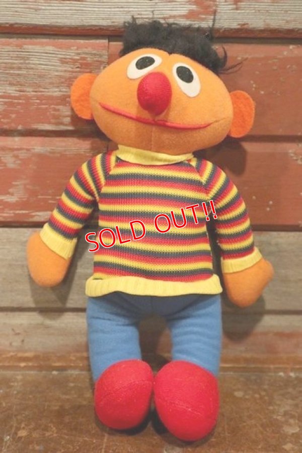 画像1: ct-190910-52 SESAME STREET / Ernie 1980's Knickerbocker Doll