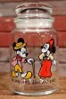 画像1: ct-190905-84 Mickey Mouse & Minnie Mouse / 1960's-1970's Glass Jar (1)