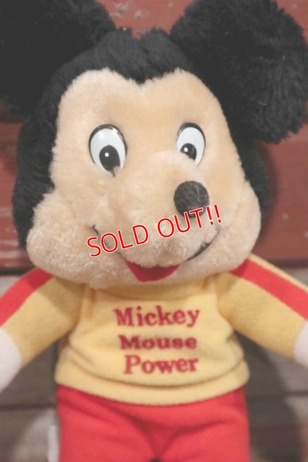 画像2: ct-190905-92 Mickey Mouse / Knickerbocker 1980's Plush Doll 