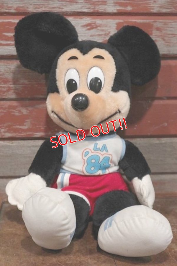 画像1: ct-190905-01 Mickey Mouse / 1980's Plush Doll "LA '84"