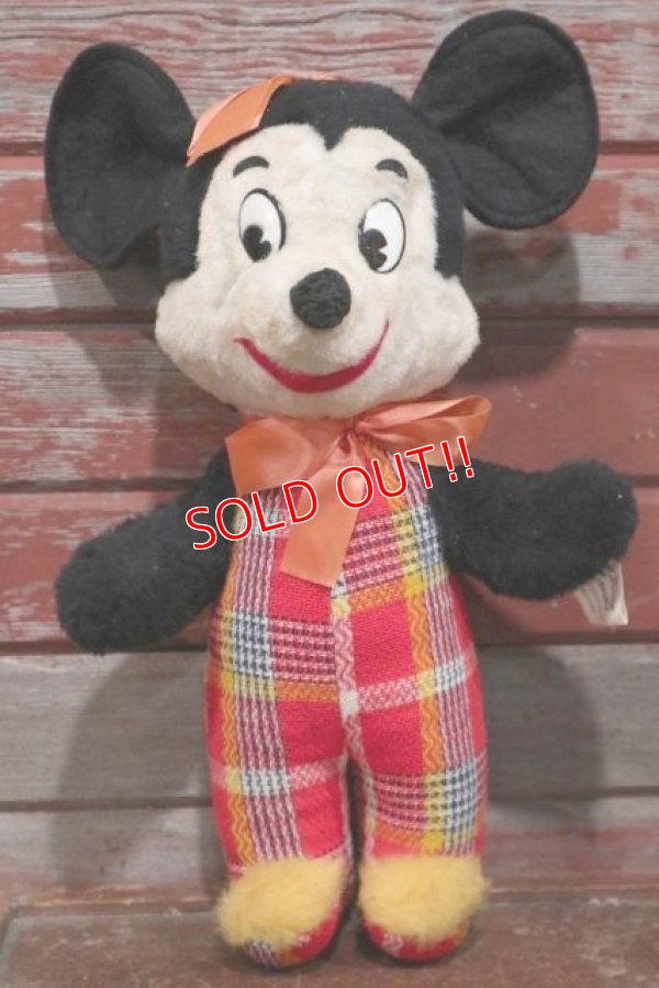 画像1: ct-190905-28 Minnie Mouse / Gund 1960's Stuffed Doll