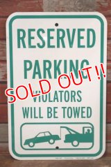 dp-190901-39 Road Sign "RESERVED PARKING"