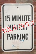 dp-190901-41 Road Sign "15 MINUTE VISITOR PARKING AAA"