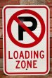 画像1: dp-190901-38 Road Sign "LOADING ZONE" (1)