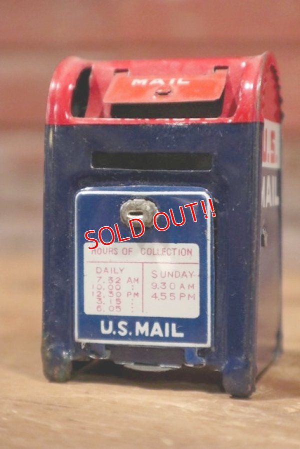 画像2: ndp-190901-01 U.S.MAIL / Vintage Miniature Post Coin Bank