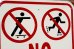 画像2: dp-190901-42 Road Sign "NO SKATEBOARDING or ROLLERBLADING" (2)