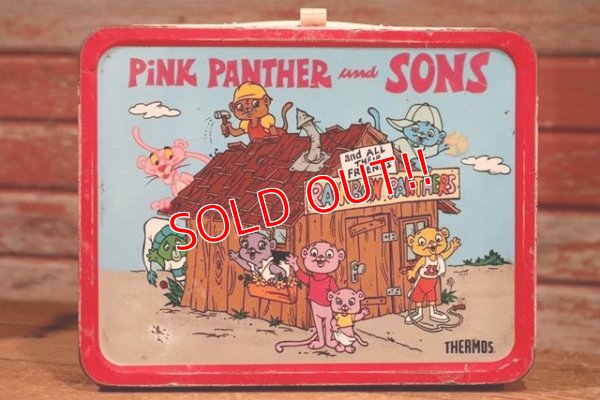 画像1: ct-190910-97 Pink Panther and Sons / THERMOS 1980's Lunch Box