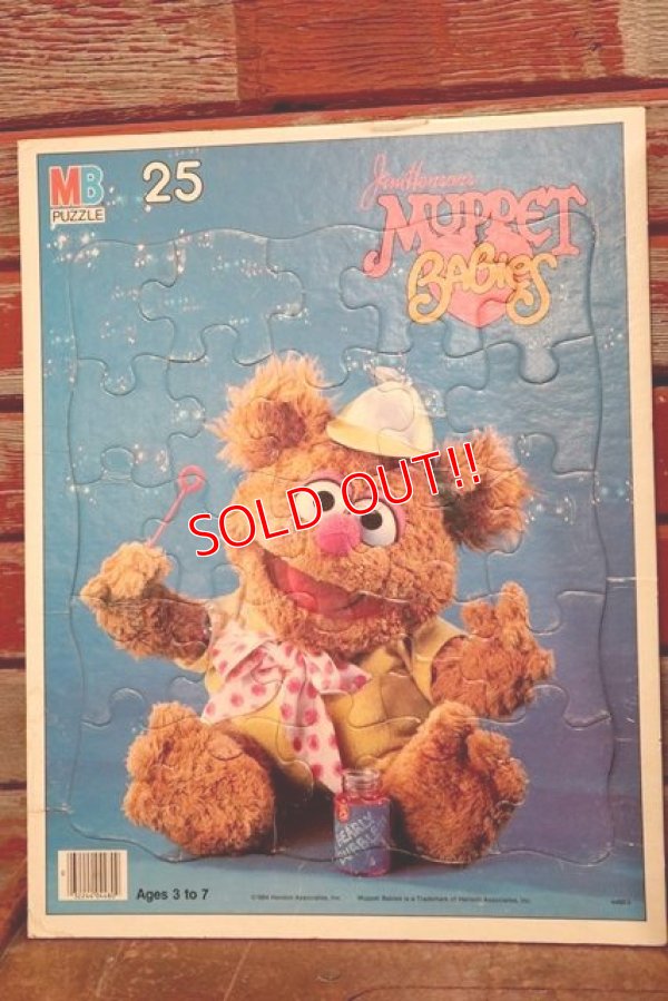 画像1: ct-151118-36 Baby Fozzie Bear / 1980's Frame Tray Puzzle