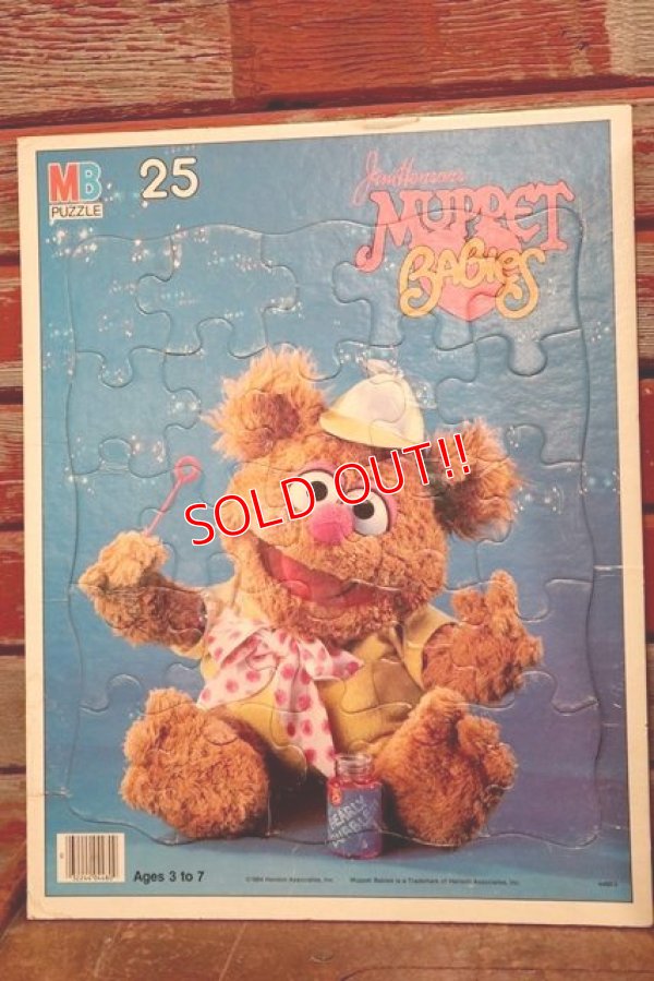 画像1: ct-151118-36 Baby Fozzie Bear / 1980's Frame Tray Puzzle
