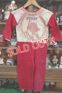 ct-190910-89 HOT STUFF / 1960's Kids Pajama Halloween Costume
