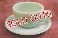 dp-180508-70 Fire-King / Extra Heavy 1940's-1950's Cup & Saucer