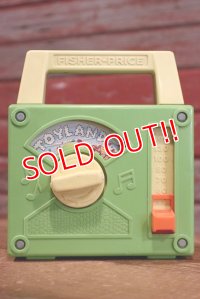 ct-190910-36 Fisher-Price / Pocket Radio 1983 "TOYLAND"