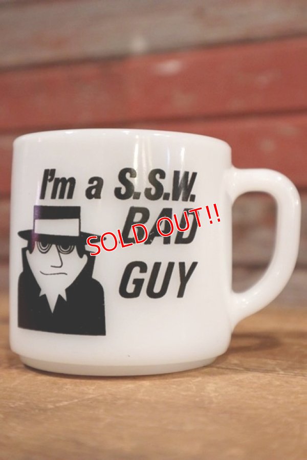 画像1: dp-191001-07 FEDERAL / 1960's〜 I'm a S.S.W. BAD GUY Mug