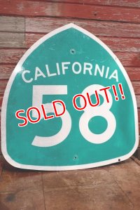 dp-191001-11 Road Sign "CALIFORNIA 58"