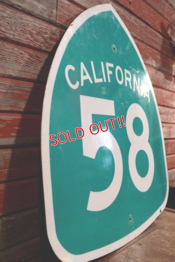 画像4: dp-191001-11 Road Sign "CALIFORNIA 58"