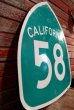 画像4: dp-191001-11 Road Sign "CALIFORNIA 58" (4)