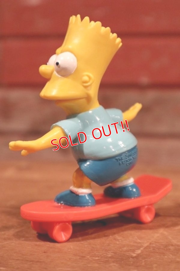 画像3: ct-191001-17 the Simpsons / Bart 1990's PVC "Skateboard"