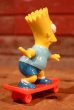 画像4: ct-191001-17 the Simpsons / Bart 1990's PVC "Skateboard" (4)