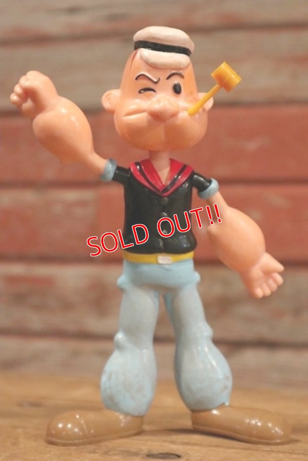 画像1: ct-191001-06 Popeye / Jesco 1989 Bendable Figure