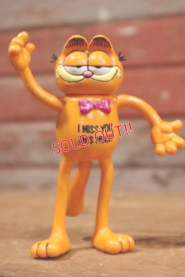 画像1: ct-191001-04 Garfield / DAKIN 1980's Bendable Figure