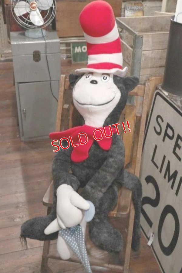 画像1: ct-190905-19 Cat in the Hat / 1983 Big Plush Doll