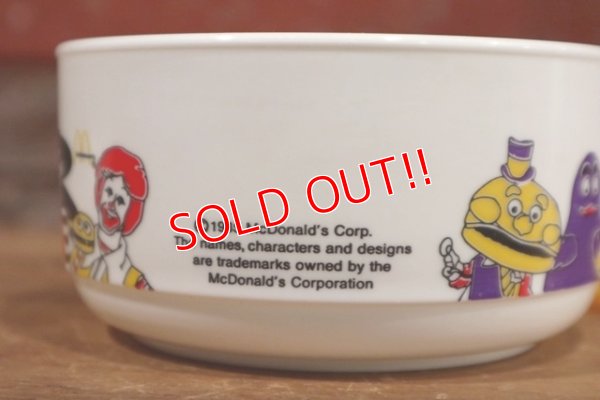 画像7: ct-191001-03 McDonald's / 1985 Plastic Bowl