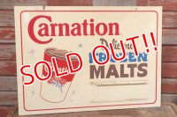 dp-190901-31 Carnation / Vintage Plastic Sign
