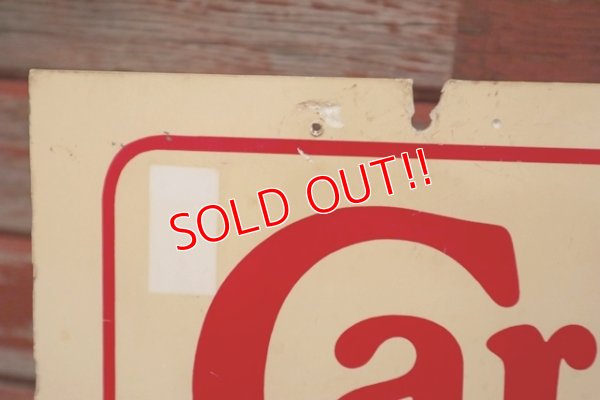 画像6: dp-190901-31 Carnation / Vintage Plastic Sign