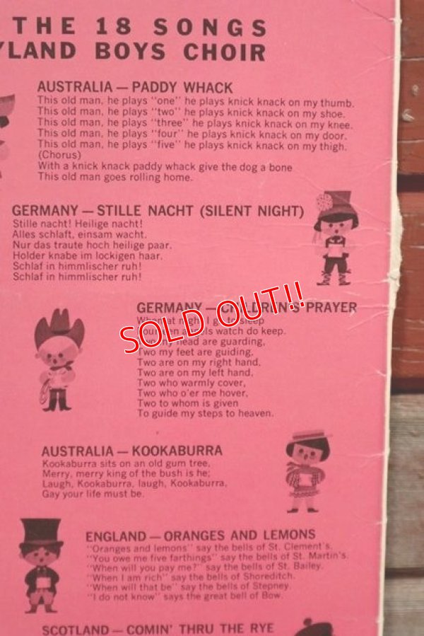 画像5: ct-190905-82 Walt Disney's It's A Small World / 1960's Record