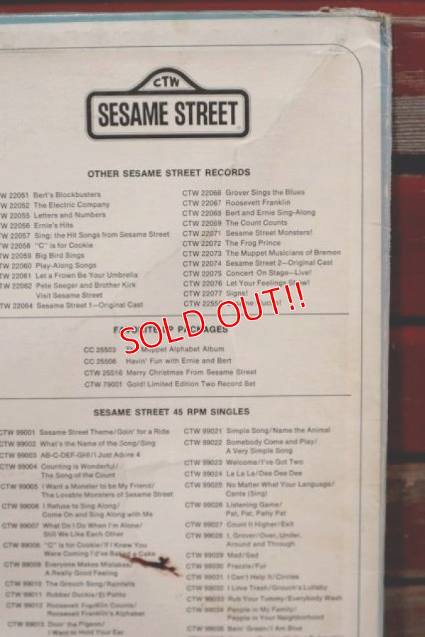 画像7: ct-190910-02 Sesame Street / LET YOUR FEELINGS SHOW! 1977 Record