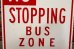 画像3: dp-191001-21 Road Sign "NO STOPPING BUS ZONE" (3)
