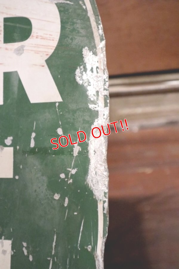 画像6: dp-190901-28 Quaker State / 1940's W-side Metal Sign