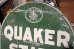 画像2: dp-190901-28 Quaker State / 1940's W-side Metal Sign (2)