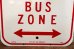 画像4: dp-191001-21 Road Sign "NO STOPPING BUS ZONE" (4)
