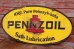 画像1: dp-191001-22 PENNZOIL / 1950's-1960's W-side Metal Sign (1)