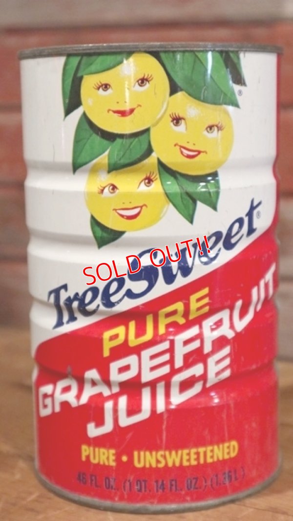 画像1: dp-190901-14 Tree Sweet / Vintage Grapefruit Juice Can