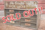 dp-190901-04 Vintage Shoe Laces Rack