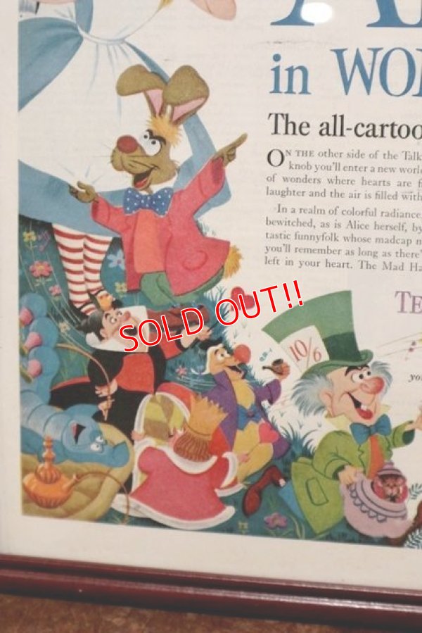 画像3: ct-191001-72 Alice in Wonderland / 1960's Advertisement