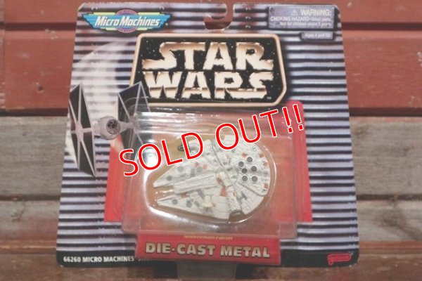 画像1: ct-191101-14 STAR WARS / Micro Machines Die-Cast Metal Millennium Falcon