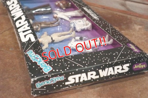 画像9: ct-190905-45 STAR WARS / Justoys 1993 Bendable Figure Set