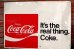 画像1: dp-191001-30 Coca Cola / 1960's-1970's Metal Sign (1)