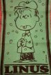 画像3: ct-191001-30 PEANUTS / 1960's Banner "Linus" Green