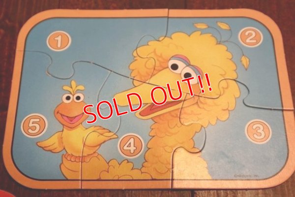 画像5: ct-190910-34 Sesame Street / Milton Bradley 1989 Number Puzzles Game